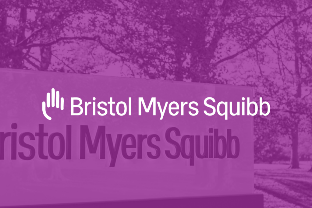 Bristol Myers Squibb logo.