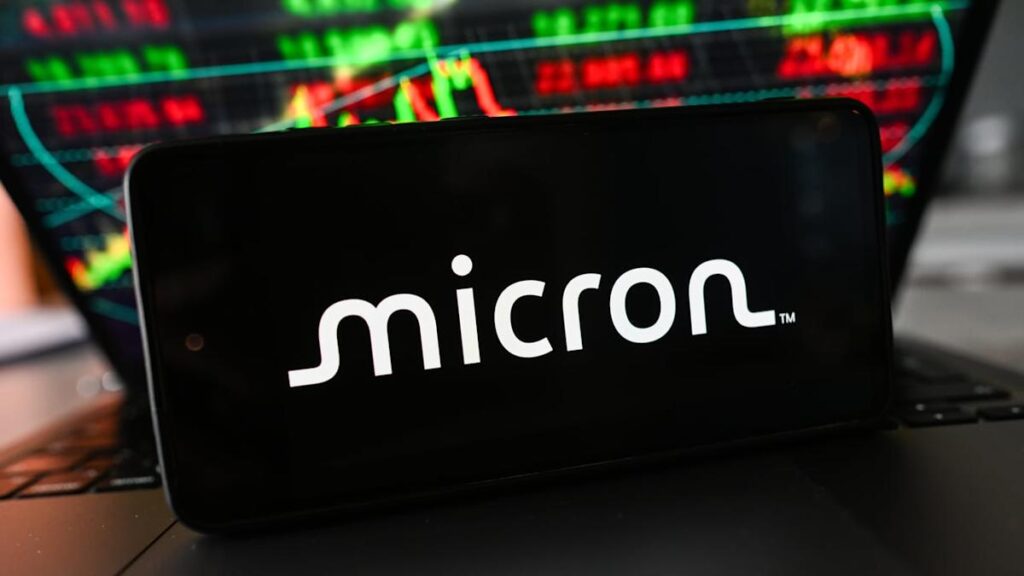 Micron stock hits $1 trillion market cap, markets rise