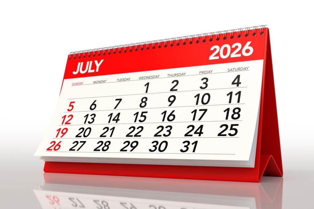 July 2026 Monthly
