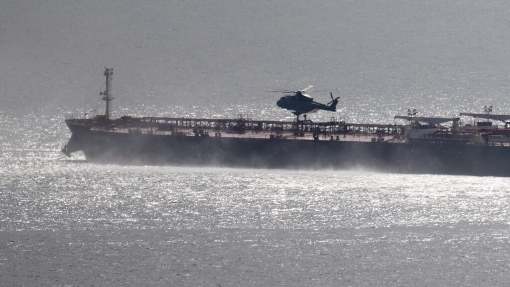 UK forces board sanctioned Russian shadow fleet oil tanker