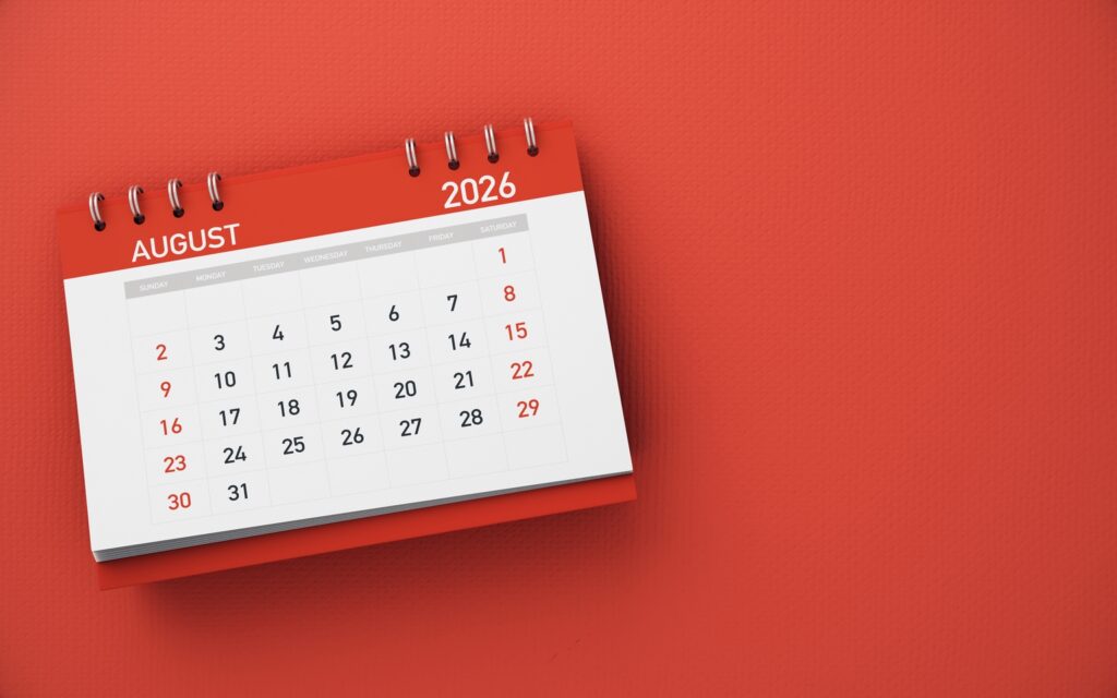 August 2026 Monthly