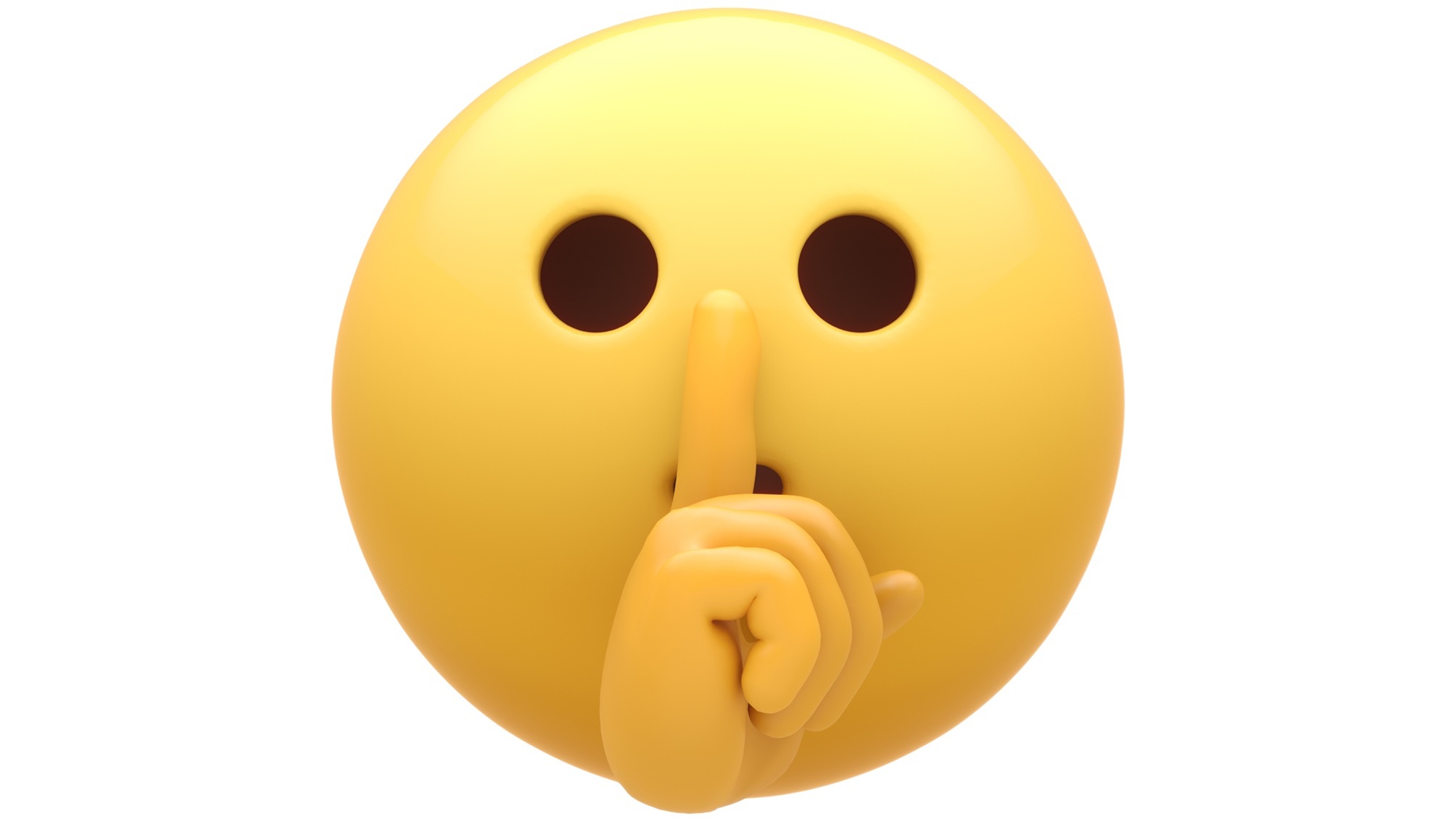 The shh emoji.