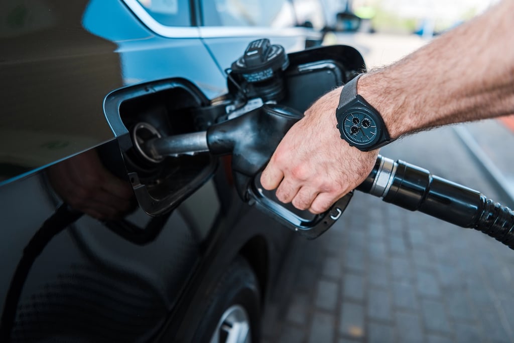 Man Pumping Gas